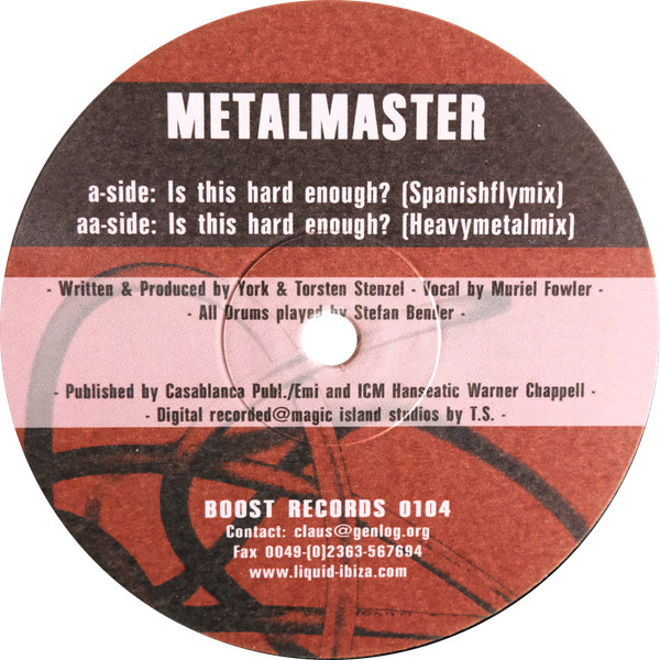 Metalmaster - Is This Hard Enough? (Spanish Fly mix)