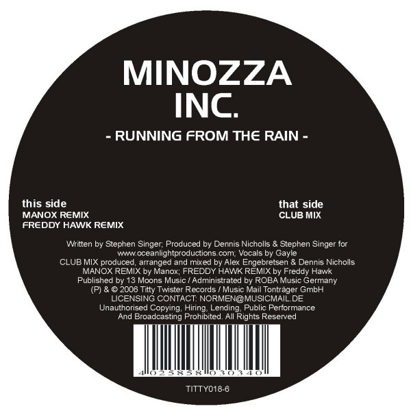 Minozza Inc. - Running From The Rain (Freddy