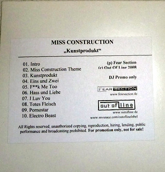 Miss Construction - Hass und Liebe