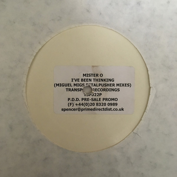 Mister O. - I've Been Thinking (Miguel Migs Dub)