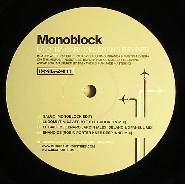 Monoblock - El Baile del Enano Jardin -- Alexi Delano & Expansul Remix