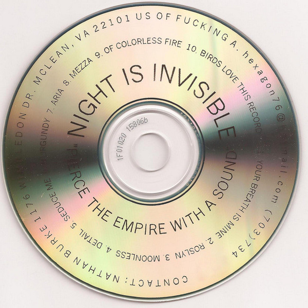 Night is Invisible - Vermillion