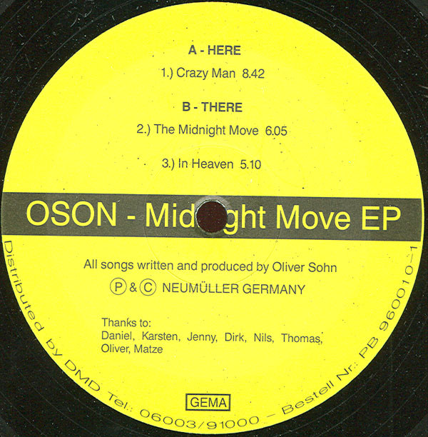 Oson - Let the future be a dream