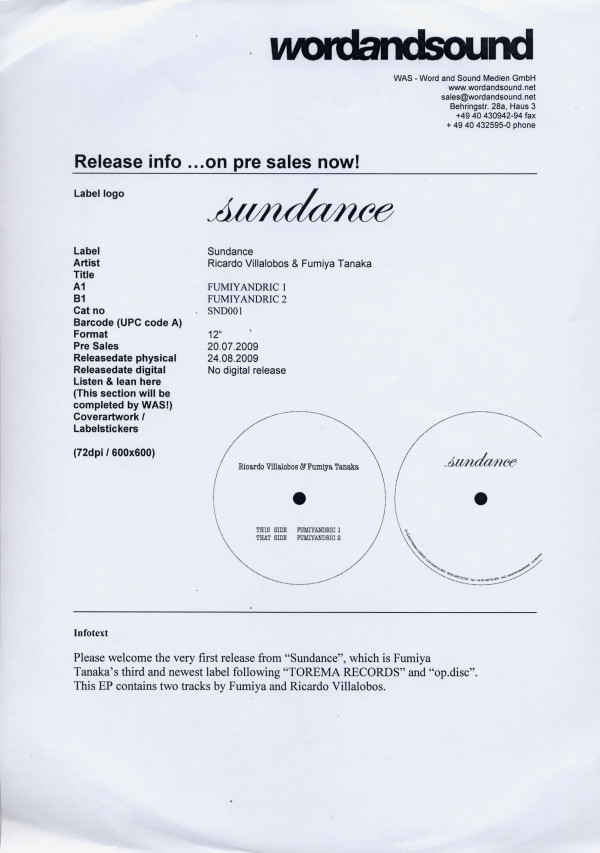 Ricardo Villalobos & Fumiya Tanaka - Fumiyandric 2