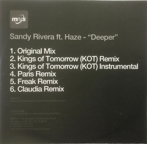 Sandy Rivera & Haze - Freak