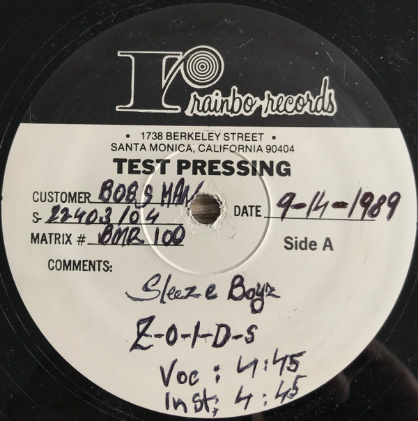 Sleeze Boyz - Robo Cop