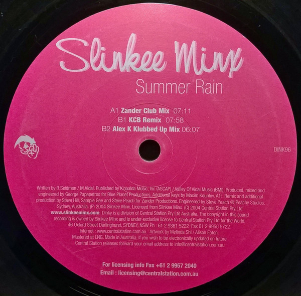Slinkee Minx - Summer Rain (Zander Radio Edit)
