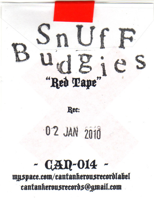 Snuff Budgies - Off Red Compact Disc Envelope With Window 2