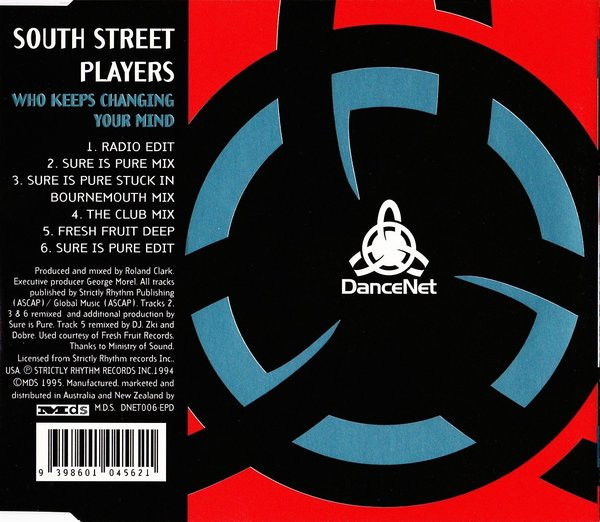 South Street Player - (Who?) Keeps Changing Your Mind (Daniel Bovie & Roy Rox Dub Mix)