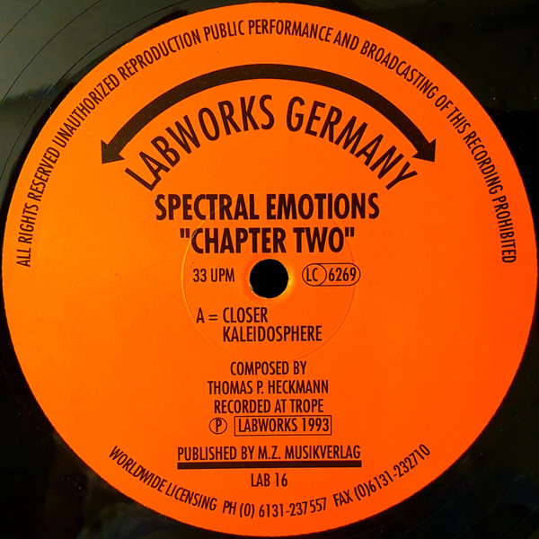 Spectral Emotions - Chiswick Days