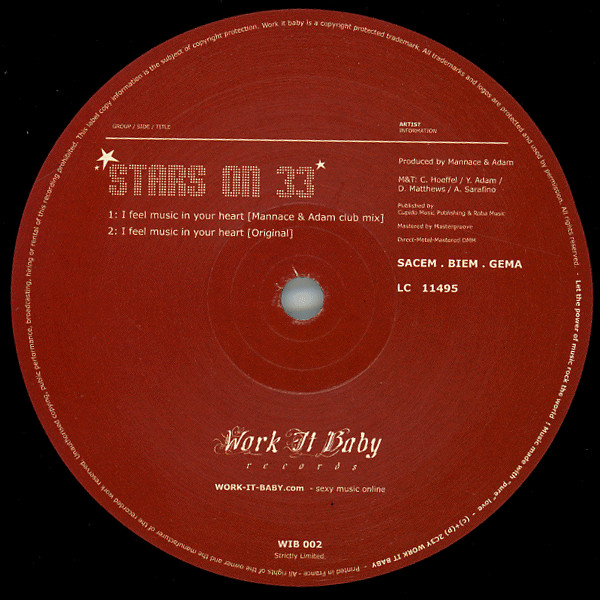 Stars on 33 - Something I Can Feel