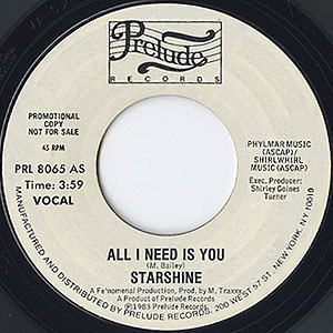 Starshine - All I Need Is You