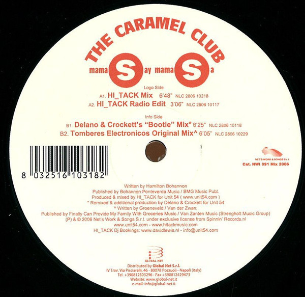 The Caramel Club - Mama Say Mama Sa