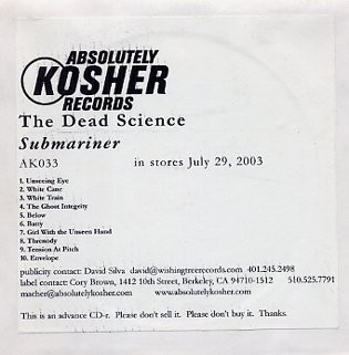 The Dead Science - The Dancing Destroyer