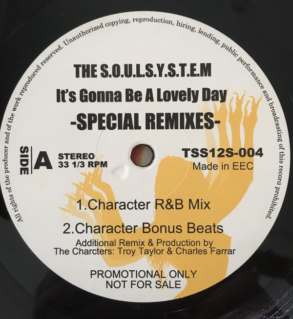 The S.O.U.L. S.Y.S.T.E.M. - It's Gonna Be a Lovely Day