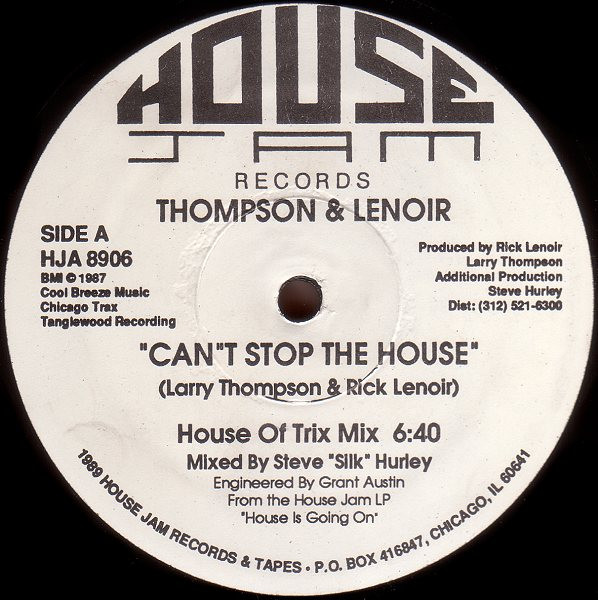 Thompson & Lenoir - Can't Stop The House - Vocal Mix