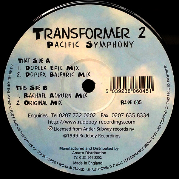 Transformer 2 - Pacific Symphony (Italian Smooth Remix)