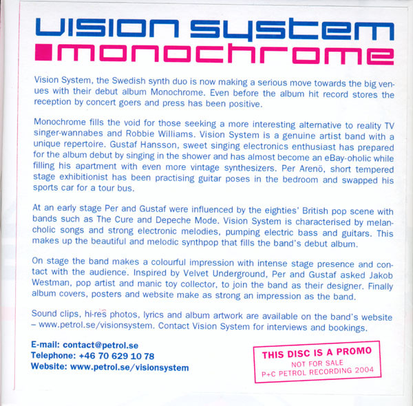 Vision System - Monochrome