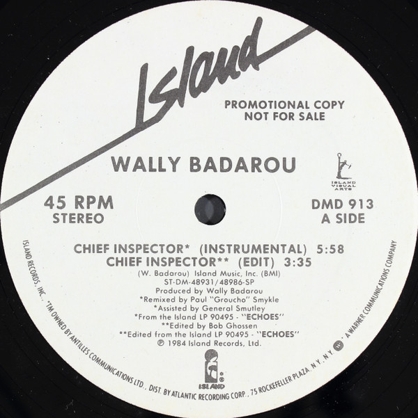 Wally Badarou - Chief Inspector