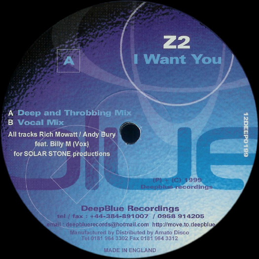 Z2 - I Want You - Lange Remix