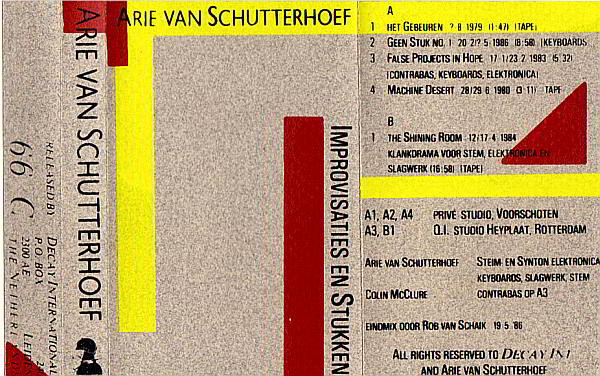 arie van schutterhoef - False Projects In Hope