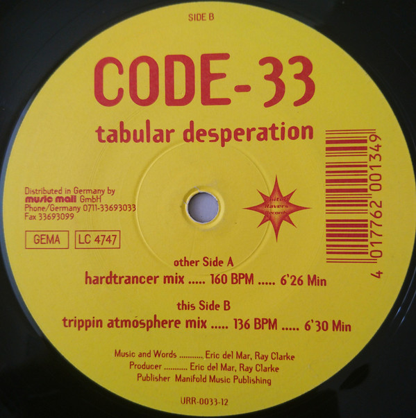 code 33 - tabular desperation