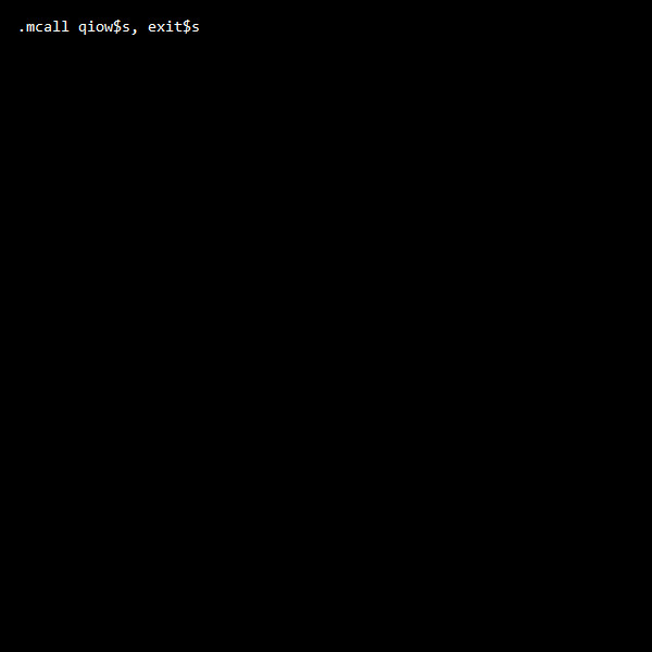int21h - .psect $code,ro,i
