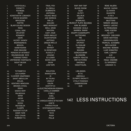 less instructions - 1/16
