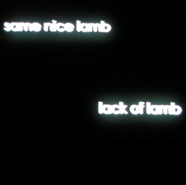 same nice lamb - The Inhibitionist
