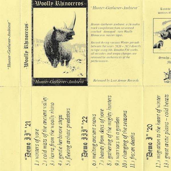 woolly rhinoceros - migration to the heart of winter